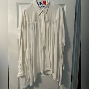 Free People (NWOT) Oversized Cotton Top